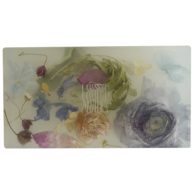 Шкатулка из эпоксидной смолы с цветами белая Epoxy Resin Rectangular Box White Белый Мульти Шкатулка из эпоксидной смолы с цветами белая Epoxy Resin Rectangular Box White Белый Мульти в Перми | Loft Concept