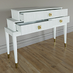 Премиальная Консоль с тремя ящиками Elsa Dreams White варинант исполнения - 2 | Loft Concept в Перми