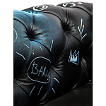 Кресло "Баския и Уорхол" Basquiat Warhol graffiti chair натуральная кожа варинант исполнения - 8 | Loft Concept в Перми