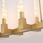 Люстра CANELLE Linear Chandelier 12 Modern Brass варинант исполнения - 3 | Loft Concept в Перми