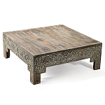 Кофейный стол Carved Сoffee table ручная резьба по дереву варинант исполнения - 4 | Loft Concept в Перми