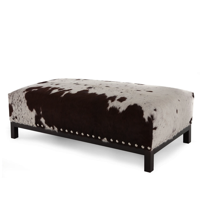 Банкетка Cowhide Bench Коричневый в Перми | Loft Concept 