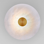 Бра светодиодный с мраморным рассеивателем латунь варинант исполнения - 1 | Loft Concept в Перми