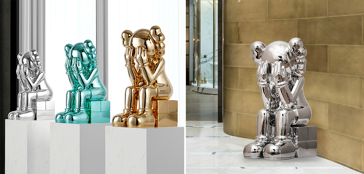 Статуэтка KAWS Passing Through Silver Статуэтка KAWS Passing Through Silver - Loft-Concept в Перми