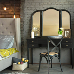 Туалетный столик Stylish Black варинант исполнения - 2 | Loft Concept в Перми