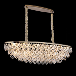 Люстра овальная с каскадом из подвесных прозрачных элементов Attractiveness варинант исполнения - 1 | Loft Concept в Перми