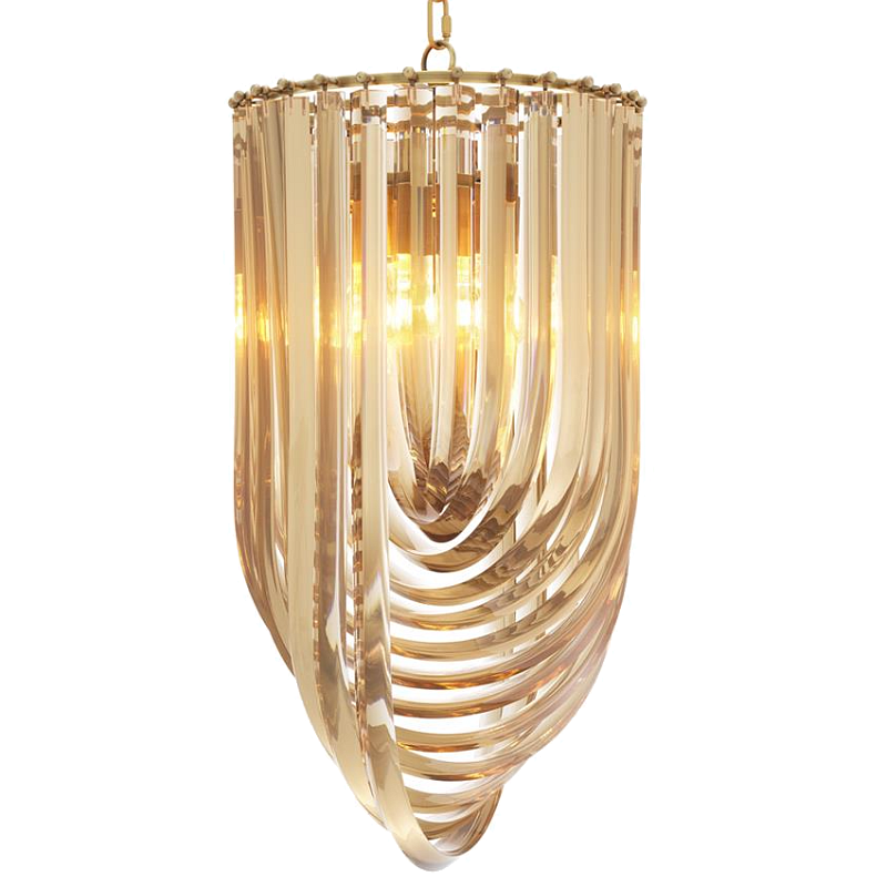 Люстра Chandelier Murano Champagne 35 Золотой Шампань Латунь Античная полированная Люстра Chandelier Murano Champagne 35 Золотой Шампань Латунь Античная полированная в Перми | Loft Concept