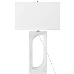 Настольная лампа на прямоугольном корпусе с тканевым абажуром One Piece Support варинант исполнения - 4 | Loft Concept в Перми