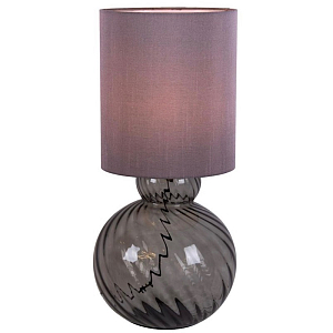Настольная лампа Grey RIBBED BASE