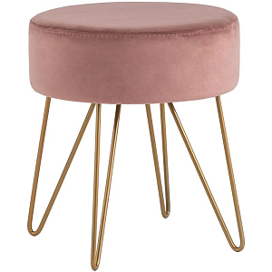 Пуф пыльно-розовый велюр Elegant Juliet  