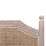 Изголовье кровати коричневое с обивкой из ротанга Olivia Headboard варинант исполнения - 2 | Loft Concept в Перми