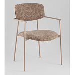 Стул Doe с подклокотниками коричневый варинант исполнения - 1 | Loft Concept в Перми