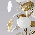 Торшер в виде белых и золотых цветов Bouquet of Light варинант исполнения - 3 | Loft Concept в Перми