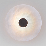 Бра светодиодный с мраморным рассеивателем черный  варинант исполнения - 1 | Loft Concept в Перми