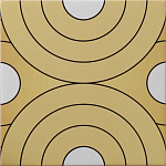 Дизайнерская плитка с узором Диски варинант исполнения - 2 | Loft Concept в Перми