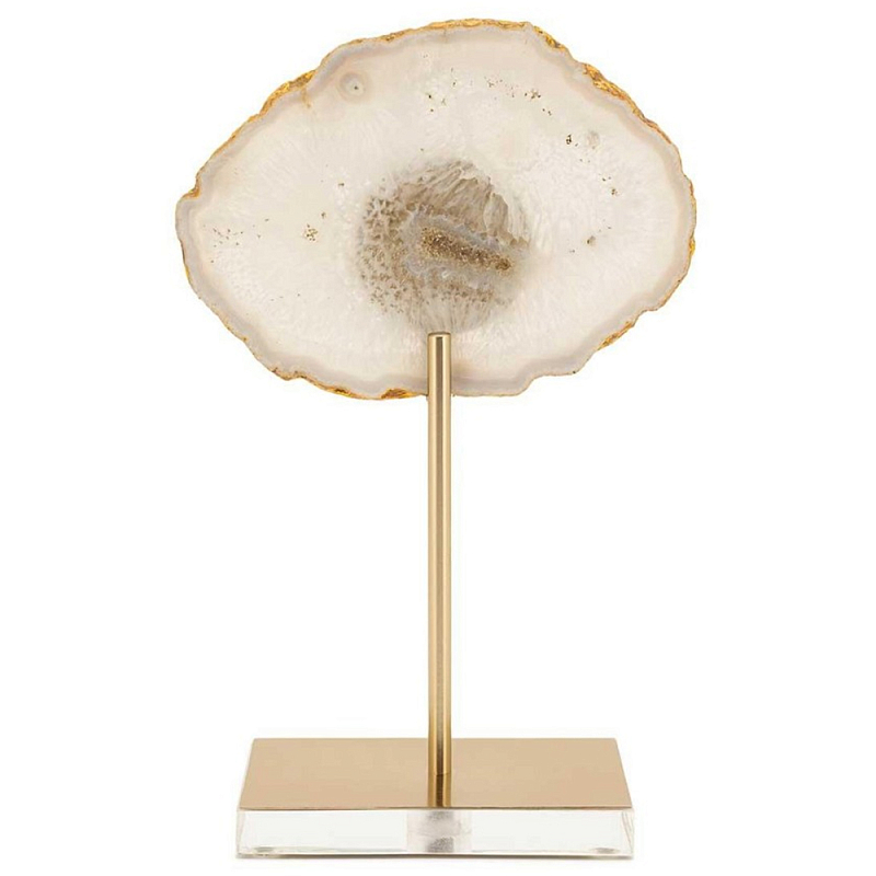 Статуэтка Agate On Stand Золотой Бежевый Статуэтка Agate On Stand Золотой Бежевый в Перми | Loft Concept
