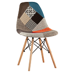 Стул с обивкой в технике пэчворк DSW варинант исполнения - 1 | Loft Concept в Перми