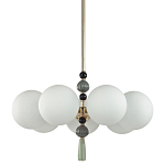 Люстра со вставками из керамики SkyEast 7 ламп варинант исполнения - 1 | Loft Concept в Перми