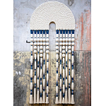 Настенное украшение из нитей Корона с кисточками Crown Wall Hanging варинант исполнения - 1 | Loft Concept в Перми