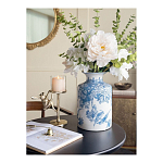 Ваза с мотивами цветущего сада с попугаями Vase Inspired by Nature варинант исполнения - 5 | Loft Concept в Перми