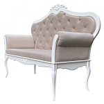 Диван в стиле прованс Montmartre Provence Sofa Beige White варинант исполнения - 2 | Loft Concept в Перми