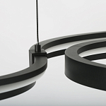 Люстра подвесная светодиодная в виде волнообразной ленты Ribbon Vortex варинант исполнения - 8 | Loft Concept в Перми