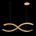 Люстра волнистой формы с фактурным хрустальным плафоном Light Delight варинант исполнения - 2 | Loft Concept в Перми