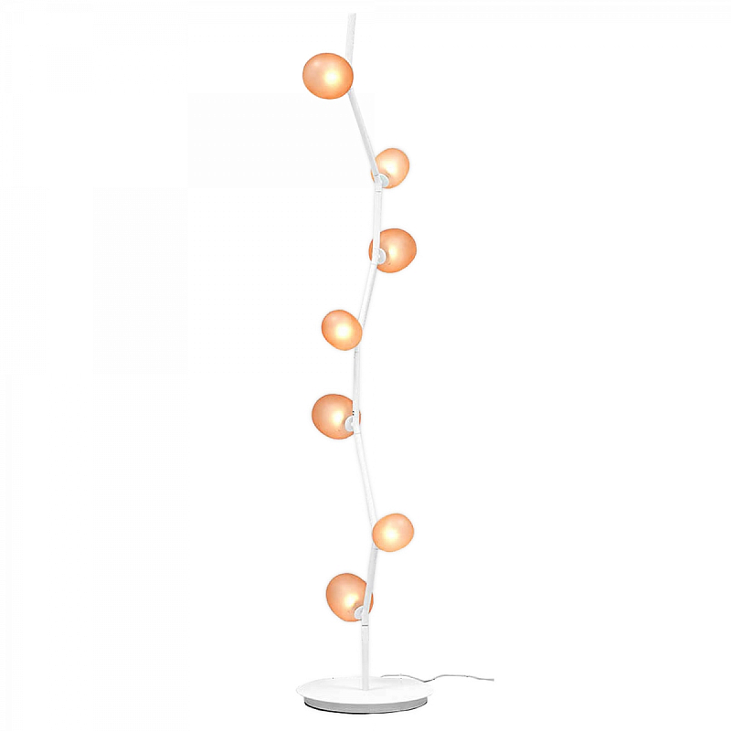 Торшер Conol Floor lamp Белый Янтарь (Amber) Торшер Conol Floor lamp Белый Янтарь (Amber) в Перми | Loft Concept