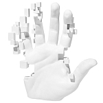 Декоративная статуэтка в виде руки Disintegrating Fragments Hand Statuette варинант исполнения - 1 | Loft Concept в Перми