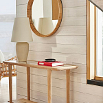 Зеркало круглое в раме из ротанга Wickerwork варинант исполнения - 5 | Loft Concept в Перми