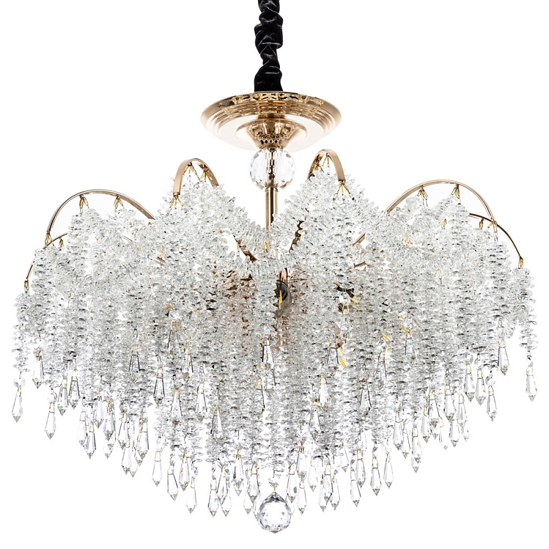 Люстра с хрустальными подвесками Crystal Classic Fairytree Chandelier 12 Золотой Прозрачное Стекло Люстра с хрустальными подвесками Crystal Classic Fairytree Chandelier 12 Золотой Прозрачное Стекло в Перми | Loft Concept