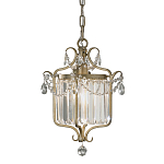 Люстра подвесная со стеклянными подвесками Feiss варинант исполнения - 1 | Loft Concept в Перми