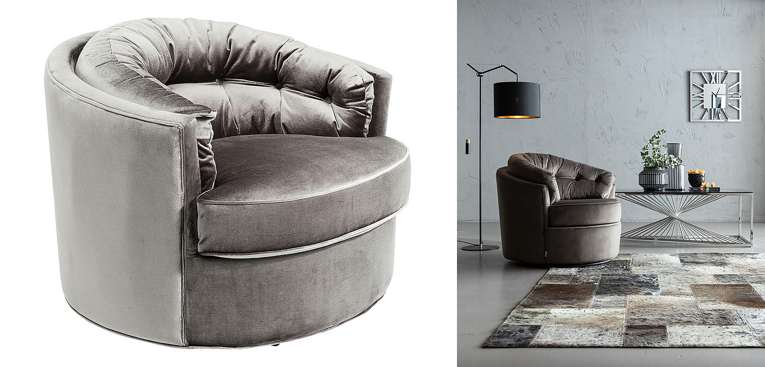 Кресло вращающееся Gray Delilah Кресло вращающееся Gray Delilah - Loft-Concept в Перми
