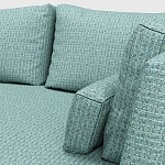 Мебельная ткань Шенилл бирюзовый цвет 142 см T4-61 варинант исполнения - 8 | Loft Concept в Перми