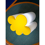 Настольная дизайнерская лампа Poltronova Passiflora Yellow Table Lamp варинант исполнения - 2 | Loft Concept в Перми