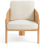 Кресло с каркасом из массива дуба Gallin Chair Boucle варинант исполнения - 2 | Loft Concept в Перми