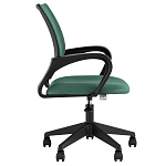 Офисное кресло с основанием из черного пластика Desk chairs Green варинант исполнения - 3 | Loft Concept в Перми
