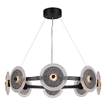 Люстра с плафонами из фактурного двойного стекла Heterochromia варинант исполнения - 4 | Loft Concept в Перми