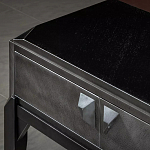 Консоль прямоугольная серая с 4-мя выдвижными ящиками Grany варинант исполнения - 5 | Loft Concept в Перми