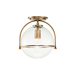 Потолочный светильник с прозрачным стеклянным шаром с эффектом пузырьков Hinkley варинант исполнения - 13 | Loft Concept в Перми