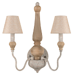 Бра с двумя конусовидными тканевыми абажурами Neighborhood варинант исполнения - 1 | Loft Concept в Перми