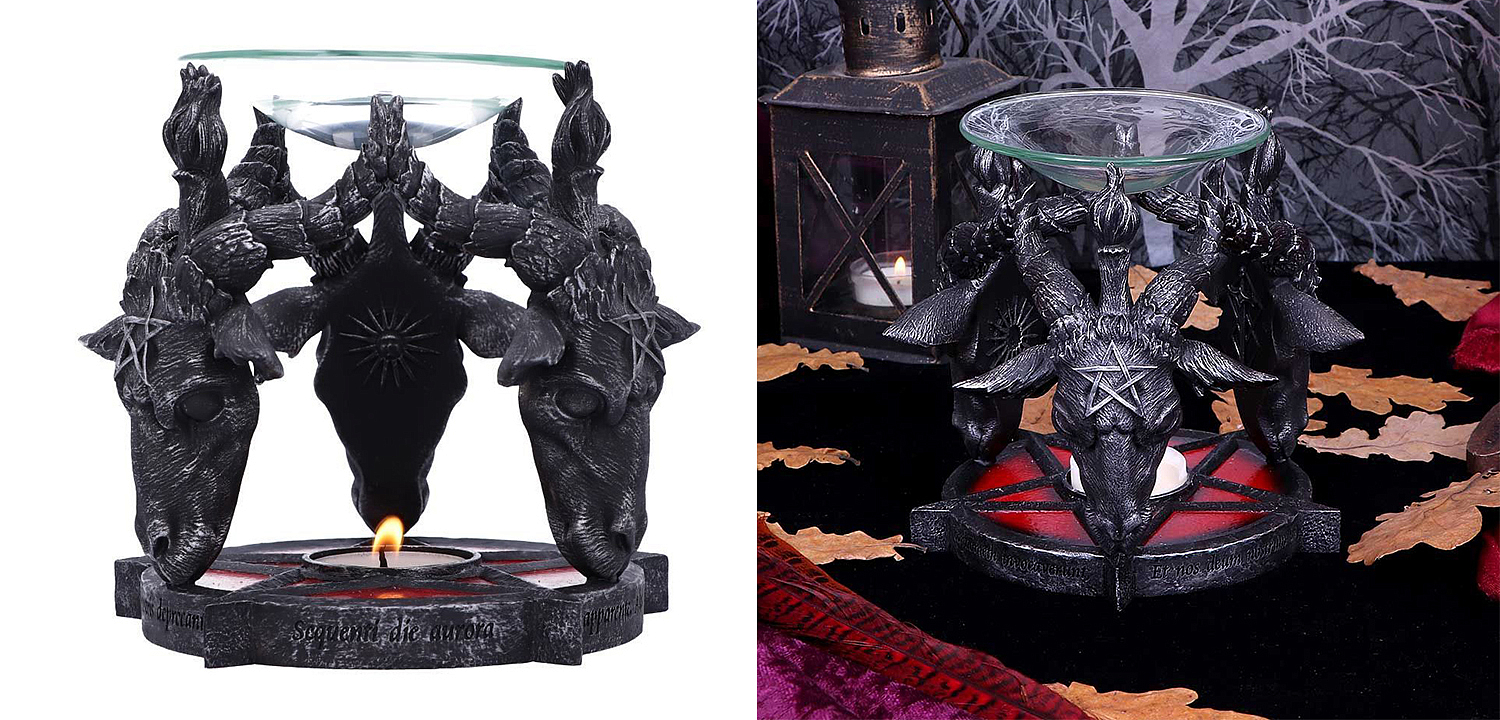 Подсвечник с чашей Baphomet Head Подсвечник с чашей Baphomet Head - Loft-Concept в Перми