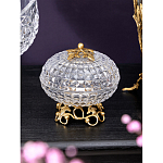 Конфетница из прозрачного рельефного стекла Eden Garden варинант исполнения - 10 | Loft Concept в Перми