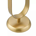 Столик приставной с овальным золотым основанием Oval Gold Base варинант исполнения - 3 | Loft Concept в Перми