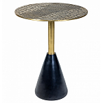 Кофейный столик с металлической столешницей Amphibian варинант исполнения - 1 | Loft Concept в Перми