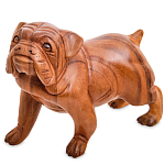 Статуэтка деревянная в виде собаки Balinese Dog 2 варинант исполнения - 1 | Loft Concept в Перми