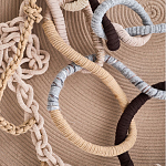 Круглое Дизайнерское Панно Дюна Round Panel Dune варинант исполнения - 5 | Loft Concept в Перми