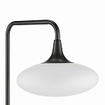 Торшер с белым стеклянным плафоном в форме эллипса Kernel варинант исполнения - 2 | Loft Concept в Перми