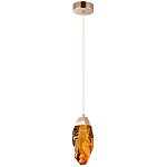 Подвесной светильник Soar Hanging Lamp Brass Amber Янтарный варинант исполнения - 2 | Loft Concept в Перми