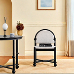 Дизайнерский стул деревянный с полукруглой спинкой Highquality варинант исполнения - 3 | Loft Concept в Перми